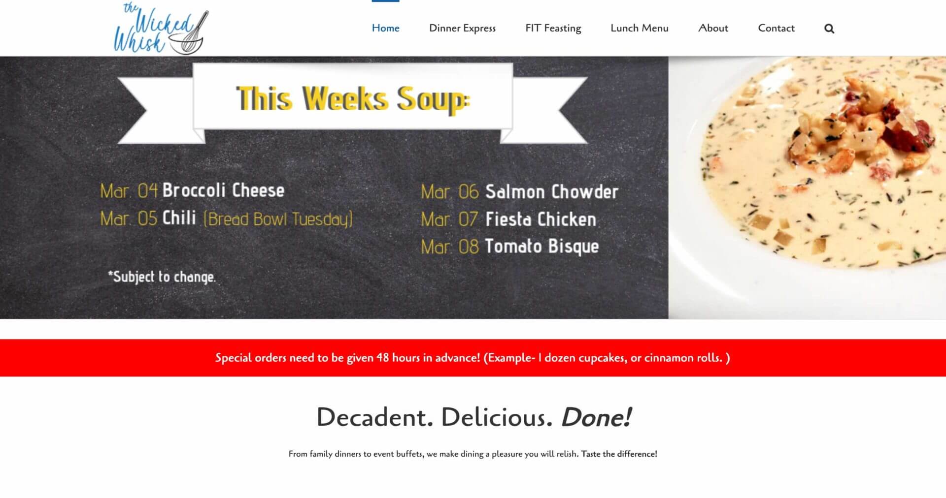 SO Services: The Wicked Whisk Homepage